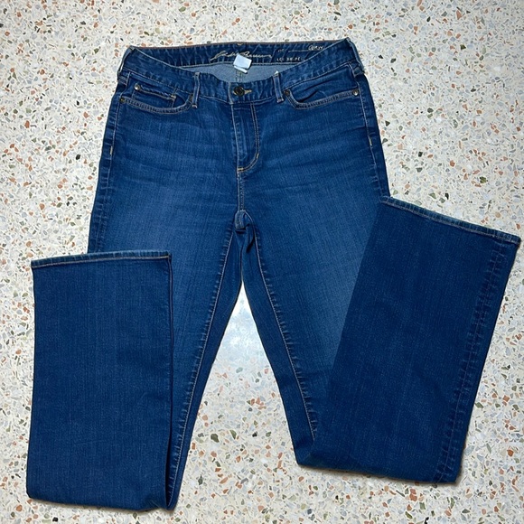 Eddie Bauer Curvy BootCut jeans Size 10/34Long TaLL Jeans - Picture 3 of 4